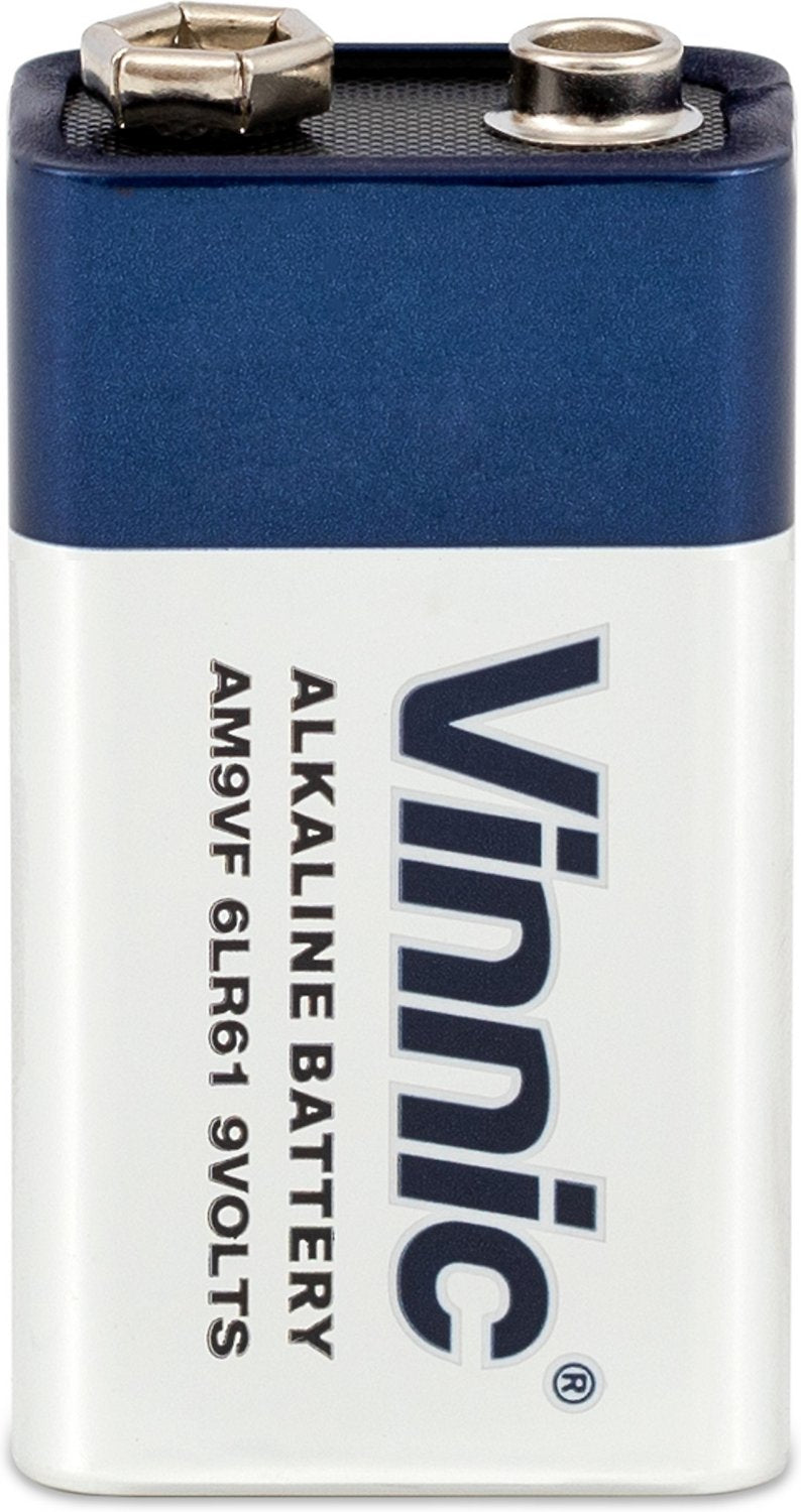 Pile alcaline 9V 6LR61 - 9V - Vinnic