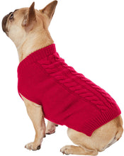 Load image into Gallery viewer, Frisco Dog &amp; Cat Cable Knitted Sweater

