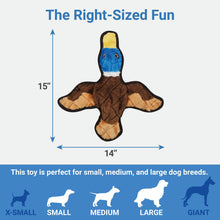 Load image into Gallery viewer, Frisco Flat Plush Squeaking Duck Dog Toy
