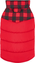 Load image into Gallery viewer, Frisco Boulder Plaid Insulated Dog &amp; Cat Puffer Coat
