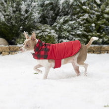 Load image into Gallery viewer, Frisco Boulder Plaid Insulated Dog &amp; Cat Puffer Coat
