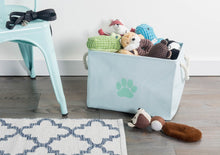 Load image into Gallery viewer, Bone Dry Paw Print Rectangle Dog Storage Bin
