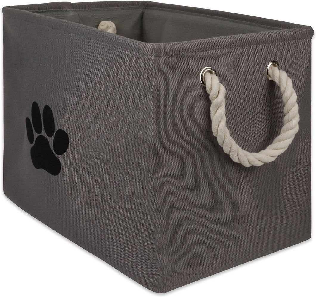 Bone Dry Paw Print Rectangle Dog Storage Bin