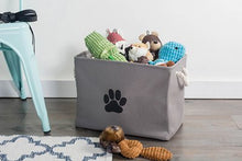 Load image into Gallery viewer, Bone Dry Paw Print Rectangle Dog Storage Bin
