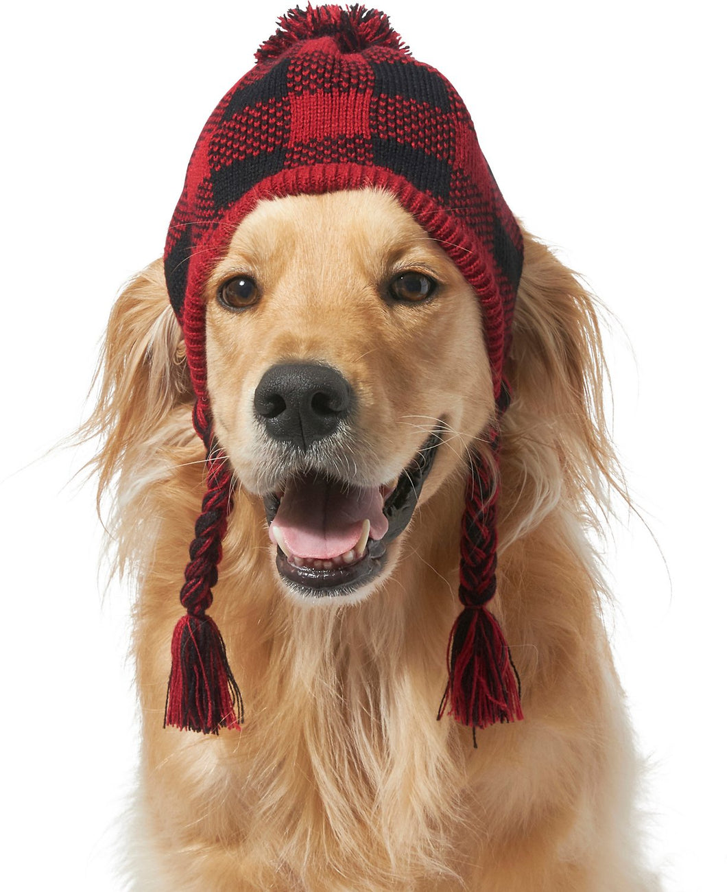 Frisco Plaid Dog & Cat Knitted Hat