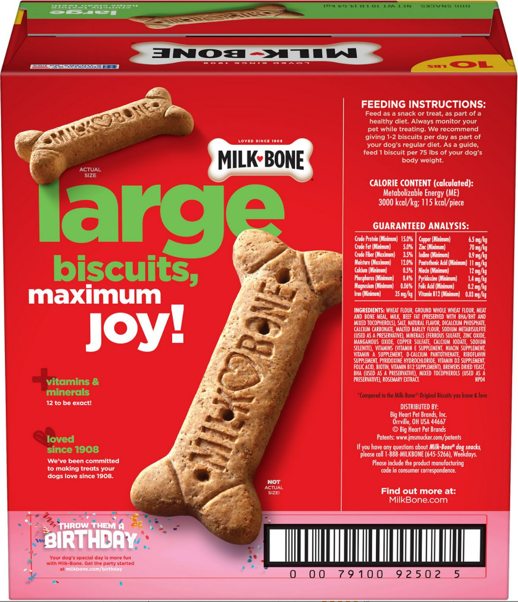 MilkBone Large Dog Biscuits Value Size - Shop Biscuits at H-E-B