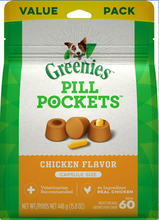 Load image into Gallery viewer, Greenies Pill Pockets Canine Chicken Flavor Dog Treats
