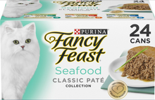 Load image into Gallery viewer, Fancy Feast Classic Seafood Feast Variety Pack Canned Cat Food
