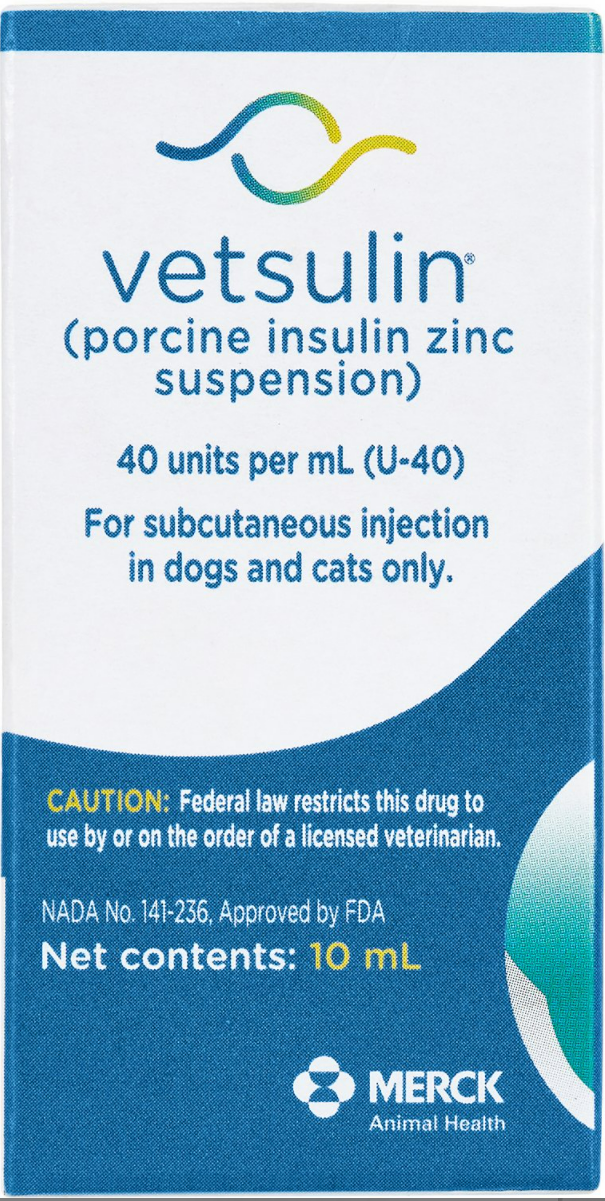 Vetsulin Insulin U-40 for Dogs & Cats